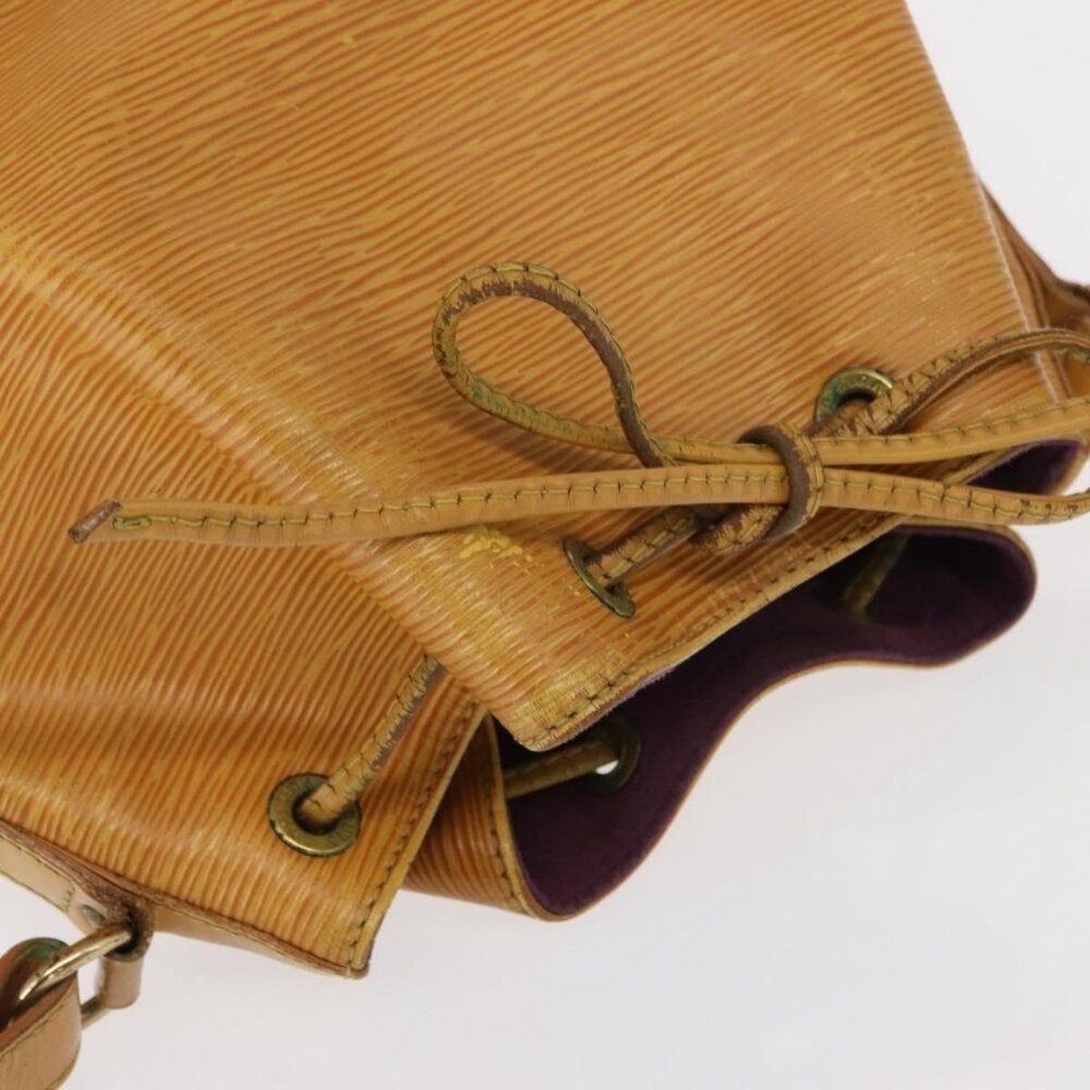 Authentic LOUIS VUITTON Epi Noe Shoulder Bag Tassili Yellow M44009 LV - Picture 14 of 16